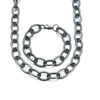 Hip-hop Titanium Steel Thick Chain O-shaped Bracelet main image 6