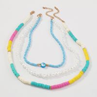 Bohemian Color Beads Pearl Multilayer Necklace main image 4