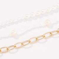 Fashion Geometric Alloy Pearl Multi-layer Clavicle Chain main image 5