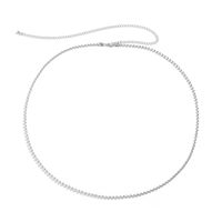 Fashion Geometric Round Bead Tassel Single Layer Waist Chain main image 3