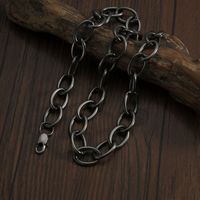Hip-hop Titanium Steel Thick Chain O-shaped Bracelet sku image 2