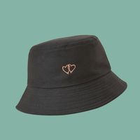 New Korean Fashion Simple Style Love Wide-brimmed Sunshade Fisherman Hat sku image 2