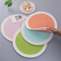 Simple Large Woven Thickened Table Mat main image 1
