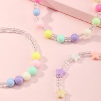 Bracelet Pour Enfants De Perles De Couleur De Dessin Animé Mignon De Style Coréen main image 5