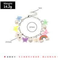 Fashion Rainbow Cloud Five-pointed Star Children's Bracelet main image 7