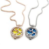 Fashion Full Of Diamond Heart Necklace Wholesale main image 3