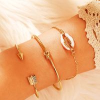 Fashion New Style Shell Knotted Arrow Bracelet Set main image 1