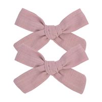 Fashion New Style Solid Color Fabric Bow Hairpin sku image 11