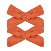 Fashion New Style Solid Color Fabric Bow Hairpin sku image 4