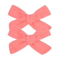 Fashion New Style Solid Color Fabric Bow Hairpin sku image 10