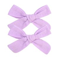 Fashion New Style Solid Color Fabric Bow Hairpin sku image 16