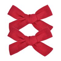 Fashion New Style Solid Color Fabric Bow Hairpin sku image 7