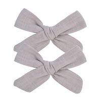 Fashion New Style Solid Color Fabric Bow Hairpin sku image 15