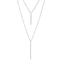 Mode Metall Geometrische Y-förmige Anhänger Lange Halskette sku image 8