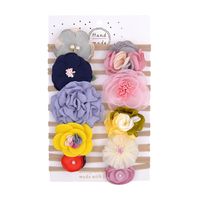 Simple Bow Children's Cute Style Hair Ring Set sku image 2