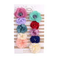 Simple Bow Children's Cute Style Hair Ring Set sku image 1