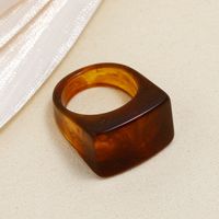 Fashion Retro Exaggerated Geometric Acrylic Ring sku image 2