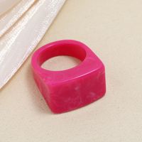 Fashion Retro Exaggerated Geometric Acrylic Ring sku image 3