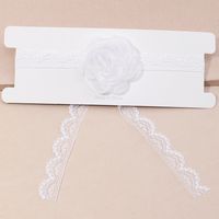 Wholesale Fashion White Gauze Flower Fabric Necklace main image 3