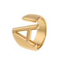 Fashion New Style Copper 26 English Letter Ring main image 6