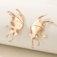 New Simple Geometric Fashion Romantic Butterfly Earrings main image 3