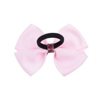 New Style Colorful Children's Ribbed Ribbon Bow Hair Tie Cute Hair Ring Set main image 5