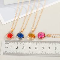 Fashion Crystal Glass Round Eye Necklace Wholesale main image 3