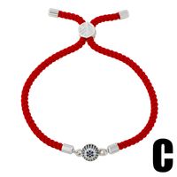 Moda Cuerda Roja Diablo Ojo Pulsera Tejida Pareja main image 5