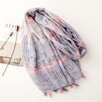 Korean Fashion Style New Feather Towel Scarf main image 4