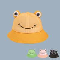 Korean Fashion Casual Shade Breathable Mesh Cloth Frog Fisherman Hat main image 2