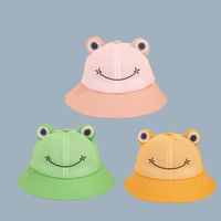 Korean Fashion Casual Shade Breathable Mesh Cloth Frog Fisherman Hat main image 6