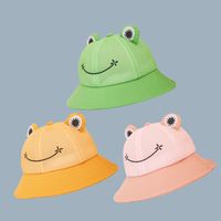 Korean Fashion Casual Shade Breathable Mesh Cloth Frog Fisherman Hat main image 5