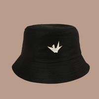 Korean Fashion Peace Dove Wide Brim Sunshade Fisherman Hat main image 2
