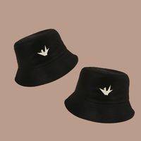 Korean Fashion Peace Dove Wide Brim Sunshade Fisherman Hat main image 4