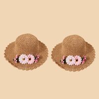 Summer Korean Fashion New Style Shade Sun Crochet Straw Hat main image 3