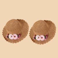 Summer Korean Fashion New Style Shade Sun Crochet Straw Hat main image 4