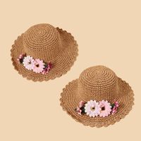 Summer Korean Fashion New Style Shade Sun Crochet Straw Hat main image 5