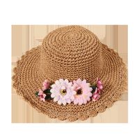 Summer Korean Fashion New Style Shade Sun Crochet Straw Hat main image 6