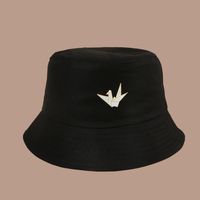Korean Fashion Peace Dove Wide Brim Sunshade Fisherman Hat sku image 1