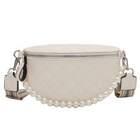 Fashion Rhombic Pearl Chain Chest Waist Bag main image 3