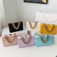 Fashion Candy Color Chain Messenger Bag main image 2