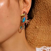 Koreanische Version Der Einfachen Opal-perlen Ohrringe Im Europäischen Und Amerikanischen Palast-stil Ohrringe Weibliches Temperament Retro-smaragd Ohrringe Im Hong Kong-stil main image 4
