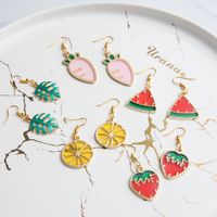 Korean Style Creative Fruit Earrings Wholesale main image 1