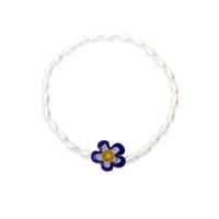 Fashion Elastic Pearl Flower Necklace Wholesale sku image 7