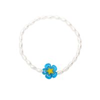 Fashion Elastic Pearl Flower Necklace Wholesale sku image 8