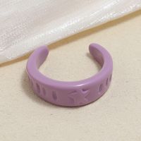 New Korean Fashion Style Macaron Candy Color Acrylic Ring sku image 5