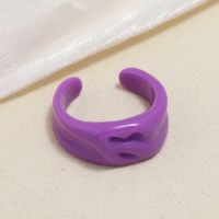 New Korean Fashion Style Macaron Candy Color Acrylic Ring sku image 6