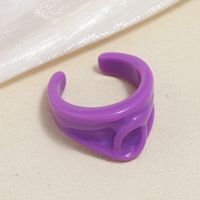 New Korean Fashion Style Macaron Candy Color Acrylic Ring sku image 4