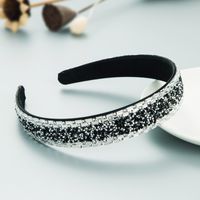 Korean New Fashion Starry Rhinestone Simple Headband sku image 3