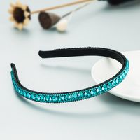 Koreanische Mode Einfache Farbe Strass Stirnband sku image 1